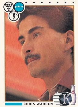 1990 Collect-A-Card Kingpins #84 Chris Warren Front